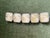 Baroque Miriam Salat Morrish Link Resin & Sterling Silver Bracelet Set With White Topaz For Sale - Image 3 of 18