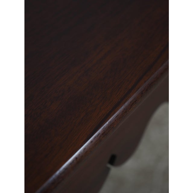 Brown Stickley Colonial Williamsburg Mahogany Drop Side Table For Sale - Image 8 of 18