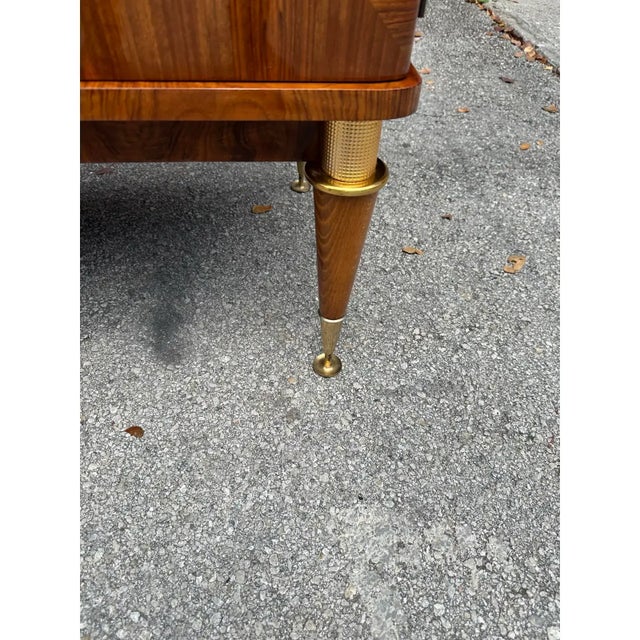 1940s French Art Deco Burlwood Sideboard For Sale - Image 9 of 12