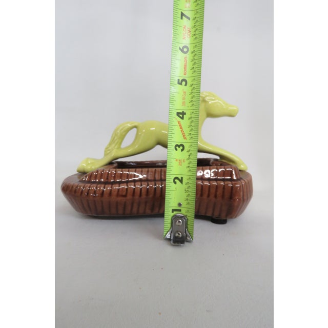 Ceramic Mid Century Modern Ceramic Horse Figurine Planter 4644b For Sale - Image 7 of 14