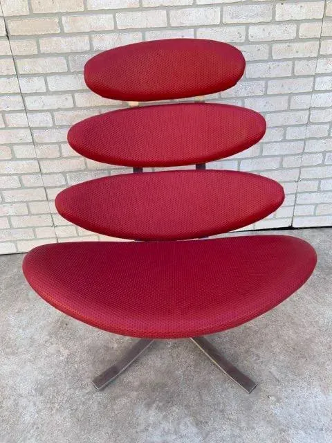 MCM Corona Chair by Poul M. Volther Newly Reupholstered in