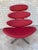 Mid-Century Modern MCM Corona Chair by Poul M. Volther Newly Reupholstered in Embossed Red Leather For Sale - Image 3 of 9
