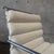 1980s Vintage White Leather and Chrome Lounge Chair Attributed to Knoll For Sale - Image 5 of 12