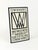 1960s Wiener Werkstätte of America Inc New York Enameled Advertising Sign by Josef Hoffmann, 1960s For Sale - Image 5 of 18