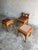 Rustic Vintage Rustic Gothic Revival Stools, 1970s, Set of 3 For Sale - Image 3 of 9