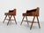 1960s Pair of Mid Century Modern Handcrafted Caned Cabinets | Teak Bedside Tables For Sale - Image 5 of 12