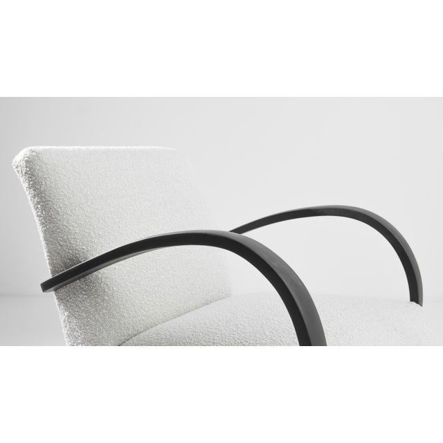 1960s Czech Wooden Armchair by J. Halabala For Sale - Image 9 of 9