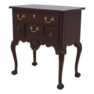 Lexington Mahogany 4 Drawer Custom Lowboy For Sale
