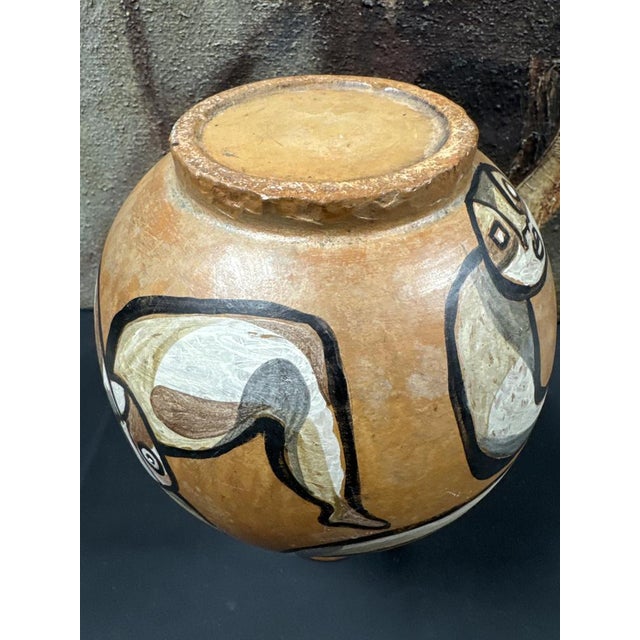 Art Brut Ceramic Vase by Odile Mandrette For Sale - Image 6 of 8