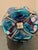 American Bryan Duncan Glass Oregon Coast Large Blown Art Glass Orb, Steel Cable Net, 2003 For Sale - Image 3 of 7