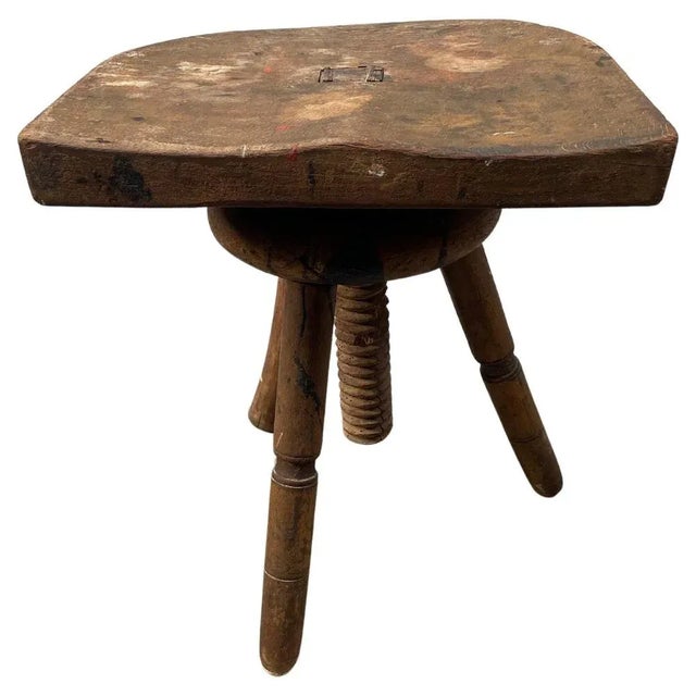 Antique Danish Stool, 1900s For Sale - Image 13 of 13