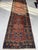 Red Antique Northwest Persian Heriz Runner Rust, Camel, French Blue Rug 3.4 x 10.6 For Sale - Image 8 of 12