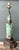 Vintage Asian Carved Jadite Lamp For Sale - Image 4 of 12