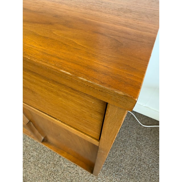 Mid Century Modern Walnut Nine Drawer by Basic Witz For Sale - Image 11 of 12