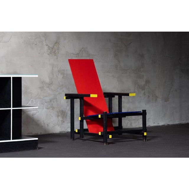 This is for one of the most iconic modern design chairs ever made, the famous Red and Blue Chair designed by Gerrit...
