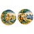 Late 19th Century Antique 19th Century Pair Early Cantagalli Majolica Istoriato Plates Italy 1880 For Sale - Image 5 of 10