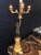 Empire Doré Bronze Candelabra Lamp Having a Patinated Woman Mounted as a Lamp For Sale - Image 12 of 13