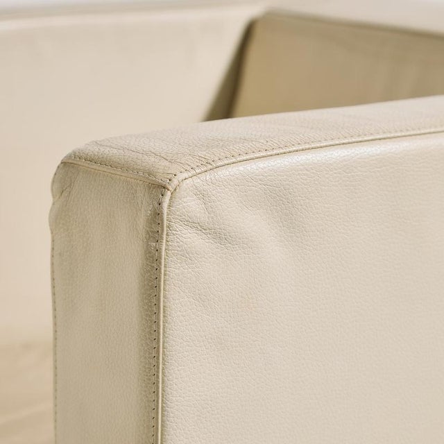 Metal Vintage Leather Lounge Chair from Kinnarps For Sale - Image 7 of 15