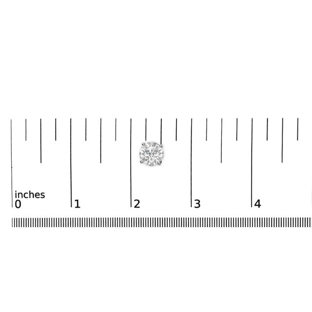 Early 21st Century Platinum 6.00 Cttw Round Lab Grown Diamond Solitaire Stud Earrings For Sale - Image 5 of 5