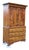 Antique Empire Linen Press Crafted by W. A. Willcocks of Guernsey For Sale