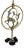 Swedish Grace Pendant Light in Brass and Frosted Glass with Deer Motif, 1940 For Sale
