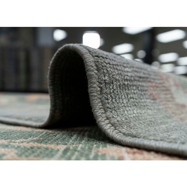 Textile Turkish Oushak Rug 9'5" x 12'6" #20374 For Sale - Image 7 of 8