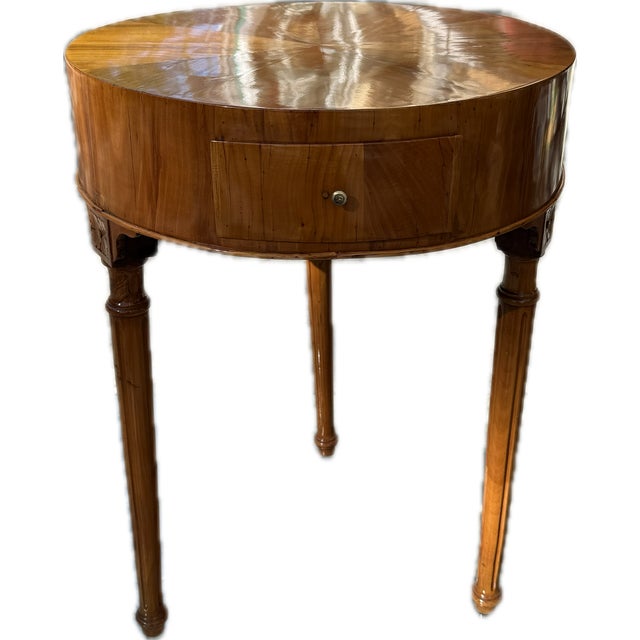Louis XVI Side Table in Walnut, 1780s For Sale - Image 12 of 12