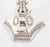 Antique Large Silver Plated Four Light Candelabra, Set of 2 For Sale - Image 16 of 18