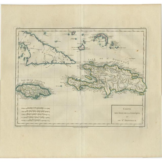 Antique Caribbean Map, 1775 For Sale - Image 3 of 12