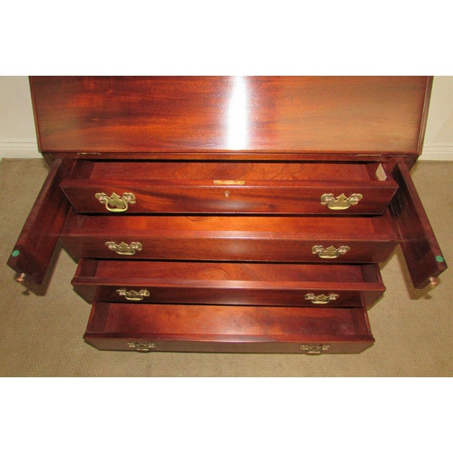 Kittinger Biggs Old Dominion Mahogany Secretary Desk Chairish