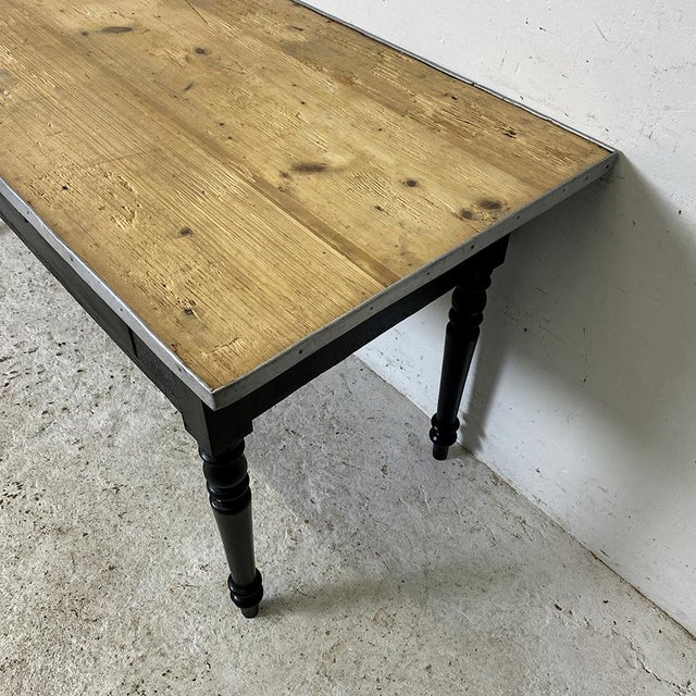 Rustic Console or Worktable, 1950s For Sale - Image 12 of 14