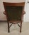 French Art Nouveau Walnut Office Desk Arm Chair For Sale In Raleigh - Image 6 of 10