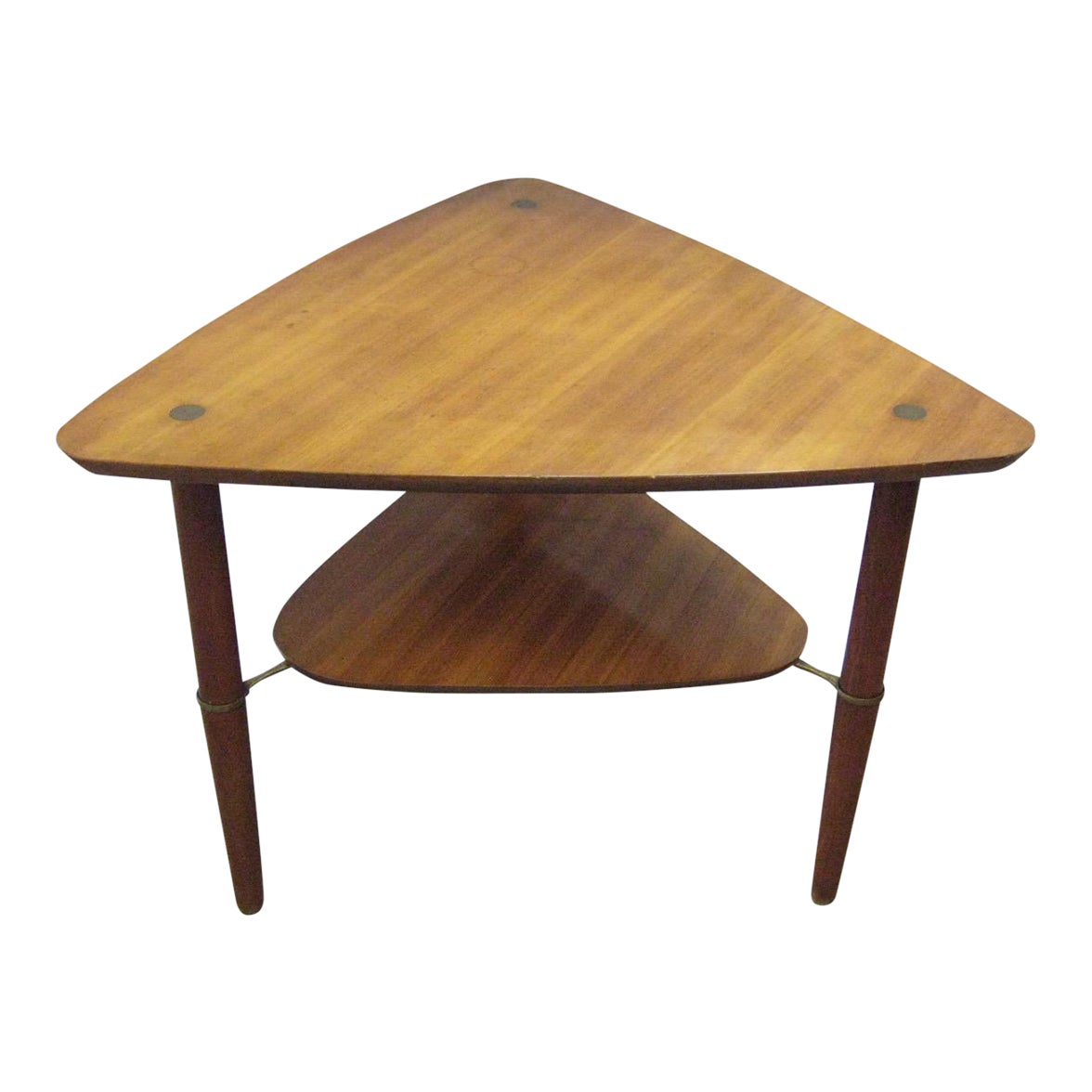 Vintage MidCentury Buch Guitar Pick Side Table Signed Chairish