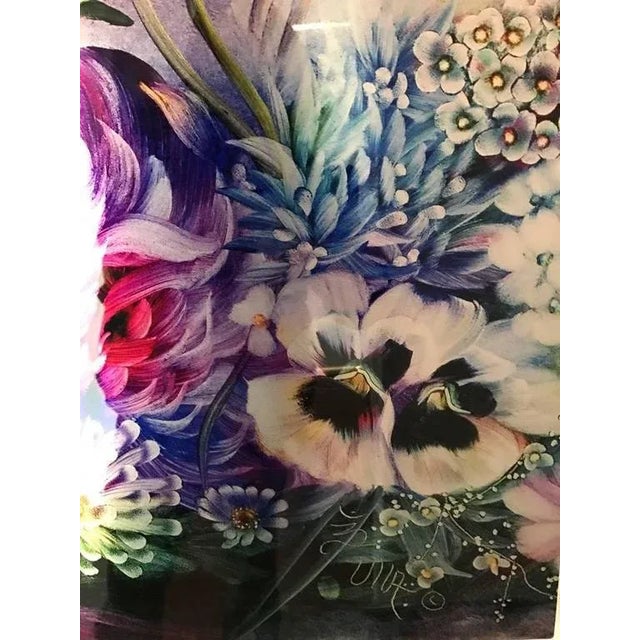 2010s Original Ulla Darni Sign Print on Aluminium "Seeds of Change" For Sale - Image 5 of 9