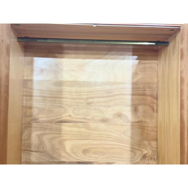 Mid-Century Modern Wardrobe in Birch For Sale - Image 4 of 11