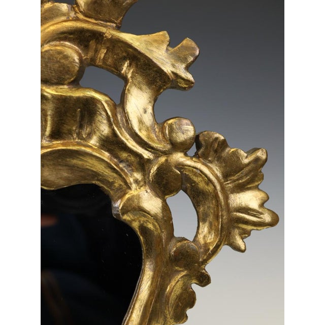 Rococo French Giltwood Wall Mirror, 1870 For Sale - Image 12 of 13