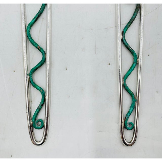 Metal Silver-Plated Serving Utensils by Emilia Castillo, Mexico 1980's For Sale - Image 7 of 12