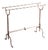 Antique White Enameled Iron Towel Holder For Sale