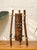 Mid 20th Century Vintage 1970s Bamboo & Rattan Sculptural Table Lamp With Glass Cabochons. For Sale - Image 5 of 12