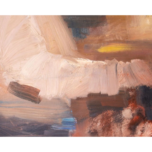 Oil on Board Painting of Bar by Darrell L. Anderson For Sale In Indianapolis - Image 6 of 9