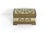 Gorgeous, dome topped vintage Italian Florentine style white and gold gilt wood jewellery box with wind up music. Very...
