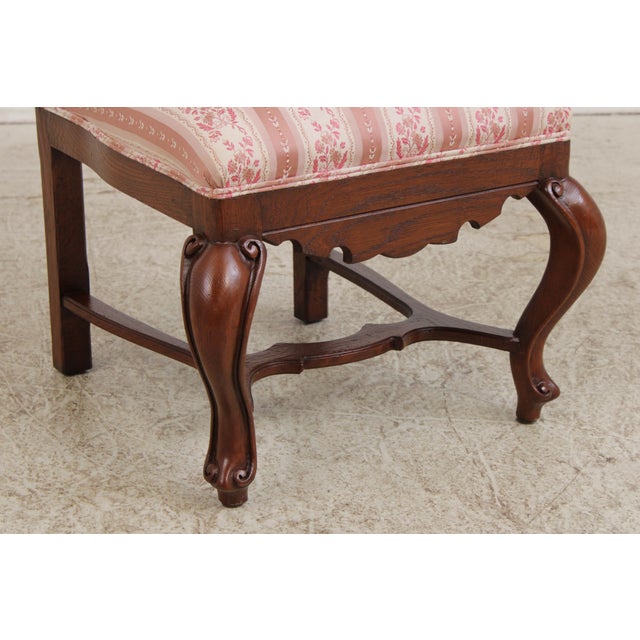Pair of High Back Upholstered Chairs For Sale - Image 9 of 17