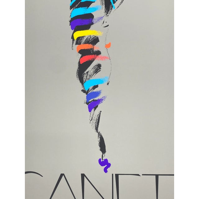 Black Dress Poster by Michel Canetti, 1980s For Sale - Image 4 of 13