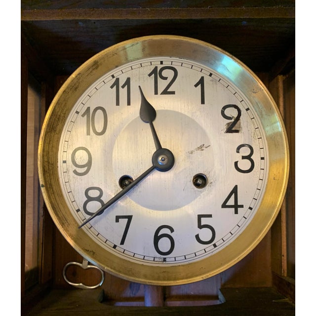 Antique Victorian Wall Clock For Sale In Los Angeles - Image 6 of 8