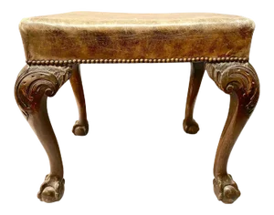 English 18th Century Vintage George III Stool