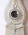 Off-white Antique Gustavian Longcase Clock, Hand-Carved Pine, Sweden, 1820 For Sale - Image 8 of 17