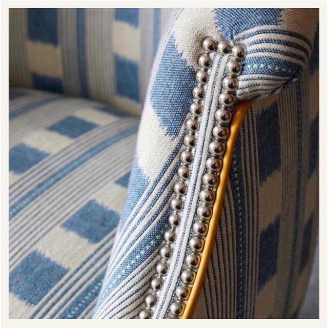 Christopher Farr Kit Kemp Lost and Found Woven Blue Fabric- 2 Yards ...