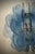 Murano Aqua Blu Glass Chandeliers and Pendant in the style of Fontana Arte, 1990s For Sale - Image 4 of 10