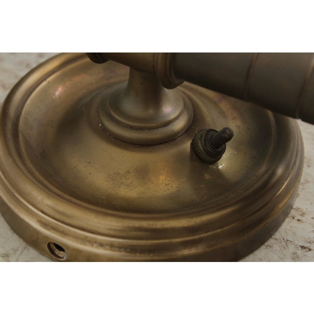 1970s Chapman Traditional Brass Tole Shade Wall Lights - a Pair For Sale - Image 12 of 14