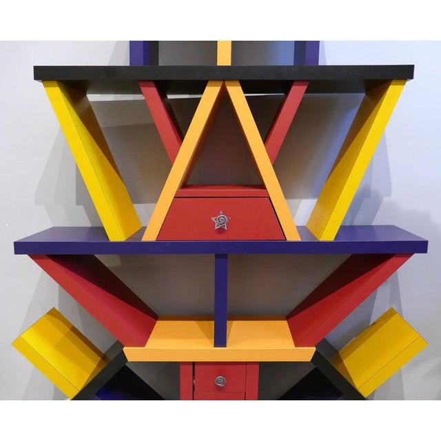 1980s 1980s Memphis Style Étagère For Sale - Image 5 of 11